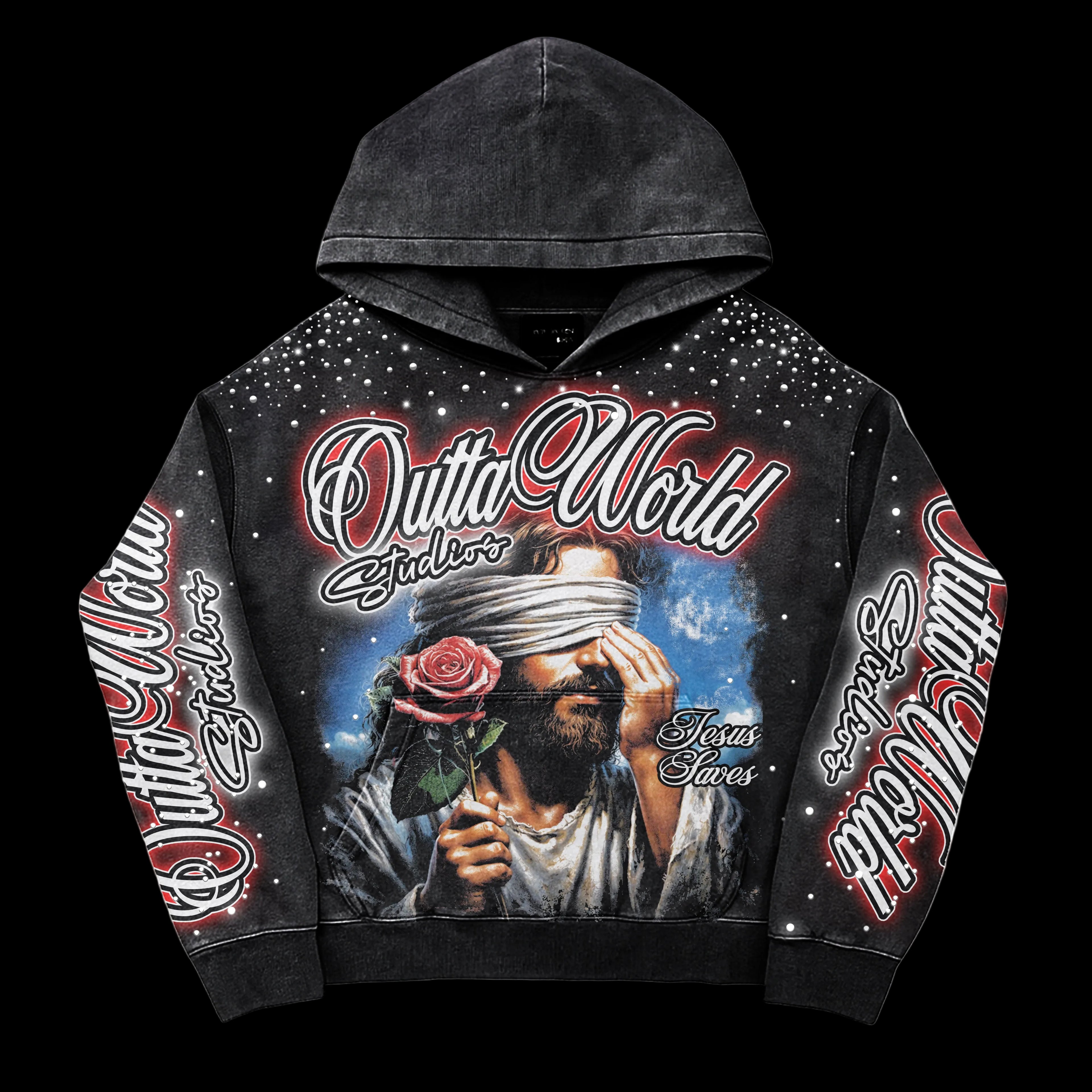 OuttaWorldStudios "Jesus Saves" Hoodie