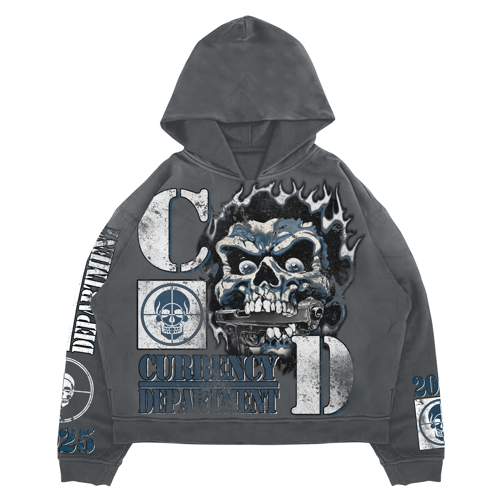 CurrencyDepartment "DeadShot" Hoodie Grey