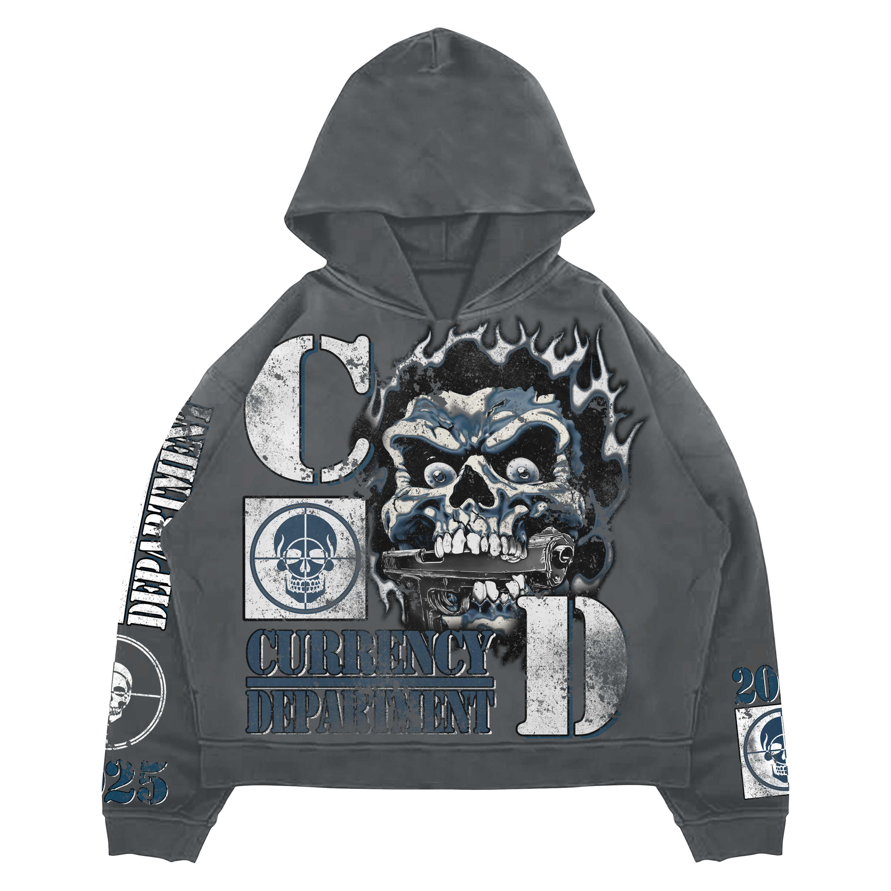 CurrencyDepartment "DeadShot" Hoodie Grey